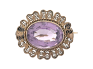 Jewellery, BROOCH, gilt silver, in auction: Lilla jewellery – Tuesday 21 April