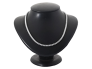 Jewellery - RIVIÈRE NECKLACE, 18K white gold - View 2