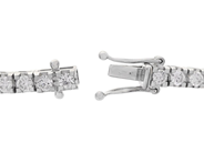 Jewellery - RIVIÈRE NECKLACE, 18K white gold - View 3