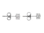 Jewellery - SOLITAIRE EARRINGS, 18K white gold - View 2