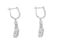 Jewellery - EARRINGS, 18K white gold - View 2