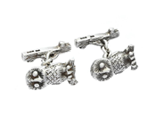 Jewellery - CUFFLINKS, owls - View 1