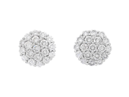 Jewellery - EARRINGS, 18K white gold - View 1