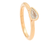 Jewellery - SOLITAIRE RING, 18K gold - View 1