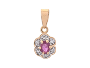 Jewellery - CLUSTER PENDANT, 18K gold - View 1