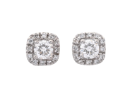 Jewellery - EARRINGS, 18K white gold - View 1