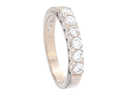 Jewellery - ETERNITY RING, 18K white gold - View 1
