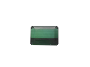 Gemstones - GREEN TOURMALINE, step cut - View 1