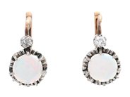 Jewellery - EARRINGS, 18K gold/platinum - View 1