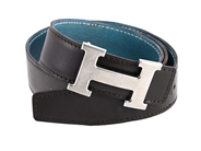 Accessories, BELT, HERMÈS. Reversible Belt H, in auction: Fashionable – Thursday 28 May