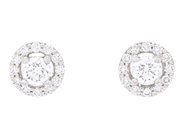 Jewellery - EARRINGS, 18K white gold - View 1