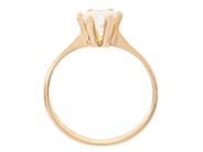 Jewellery - SOLITAIRE RING, 18K gold - View 2
