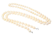 Jewellery, PEARL NECKLACE, cultured pearls approx. 7,2-8,2 mm, in auction: Lilla jewellery – Tuesday 5 May
