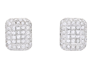 Jewellery - EARRINGS, 18K white gold - View 1