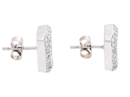 Jewellery - EARRINGS, 18K white gold - View 2