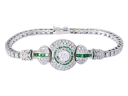 Jewellery, BRACELET, 18K white gold, in auction: Classic – Saturday 16 May