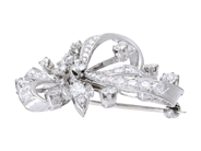 Jewellery - BROOCH/PENDANT, 18K white gold - View 2