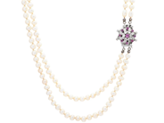 Jewellery - PEARL NECKLACE, 2-strand - View 1
