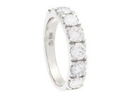 Jewellery, ETERNITY RING, 18K white gold, in auction: Classic – Saturday 25 April