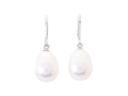 Jewellery - PEARL EARRINGS, 18K white gold - View 1