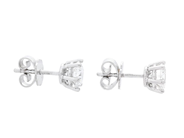 Jewellery - SOLITAIRE EARRINGS, 18K white gold - View 2