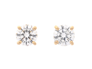 Jewellery - SOLITAIRE EARRINGS, 18K gold - View 1