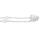 Jewellery - PENDANT WITH CHAIN, 18K white gold - View 2