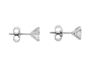 Jewellery - SOLITAIRE EARRINGS, 18K white gold - View 2
