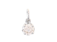 Jewellery - SOLITAIRE PENDANT, 18K white gold - View 1
