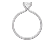 Jewellery - SOLITAIRE RING, platinum - View 2