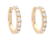 Jewellery - HOOP EARRINGS, 18K gold - View 1