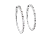 Jewellery - HOOP EARRINGS, 18K white gold - View 1