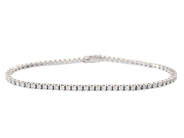 Jewellery, TENNIS BRACELET, 18K white gold, in auction: Classic – Saturday 16 May