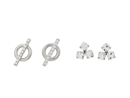 Jewellery, JEWELLERY SET, 2 pair earrings, in auction: General – Tuesday 26 May