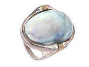 Jewellery, RING, sterling silver partly gilt, in auction: Lilla jewellery – Tuesday 5 May
