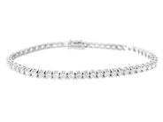 Jewellery - TENNIS BRACELET, 18K gold - View 1