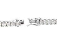 Jewellery - TENNIS BRACELET, 18K white gold - View 3