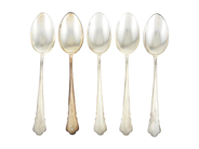 Silverware, CUTLERY, 5 items. spoons, in auction: General – Tuesday 28 July