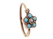 Jewellery, SINGLE EARRING, 14K rose gold, in auction: Lilla jewellery – Tuesday 5 May