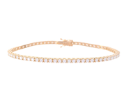 Jewellery - TENNIS BRACELET, 18K gold - View 1