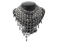 Jewellery, NECKLACE, white metal, in auction: General – Tuesday 23 June