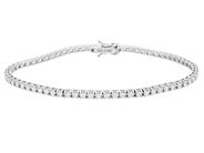Jewellery - TENNIS BRACELET, 18K white gold - View 1
