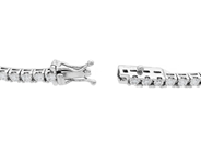 Jewellery - TENNIS BRACELET, 18K white gold - View 3