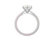 Jewellery - SOLITAIRE RING, 18K white gold - View 2