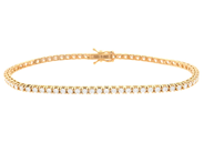 Jewellery - TENNIS BRACELET, 18K gold - View 1