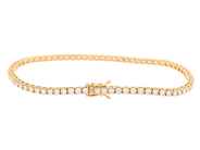 Jewellery - TENNIS BRACELET, 18K gold - View 2