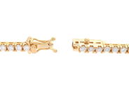 Jewellery - TENNIS BRACELET, 18K gold - View 3