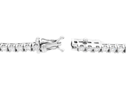 Jewellery - TENNIS BRACELET, 18K white gold - View 3