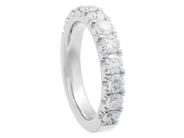 Jewellery - ETERNITY RING, 18K white gold - View 1