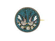 Jewellery, BROOCH, yellow metal, in auction: General – Tuesday 12 May